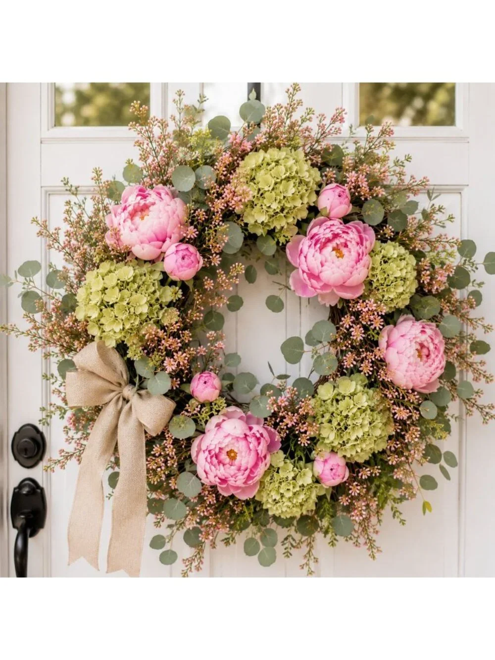 Blush Pink Faux Wax Flowers Set of 2 Artificial Flower Sprays Wedding Bouquet